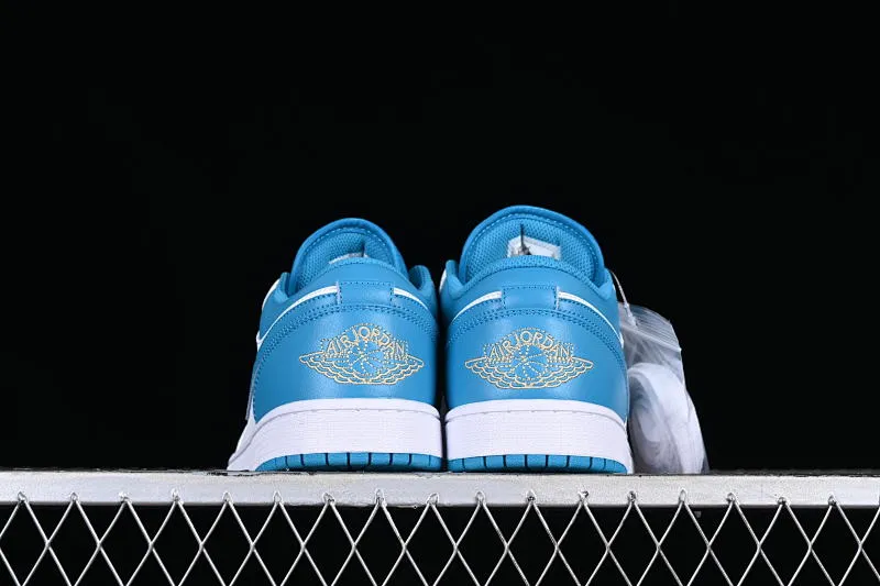 All categories Air Jordan Jordan series basketball shoes Air Jordan 1 Low Air Jordan 1 Low "Aquatone" AJ1 Joe 1 blue and white low-top cultural basketball shoes 553558-174